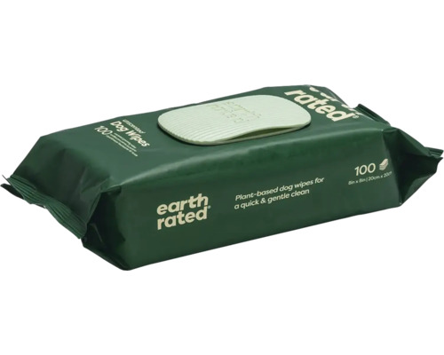 Wet wipes earth rated 100 pieces for paws etc.