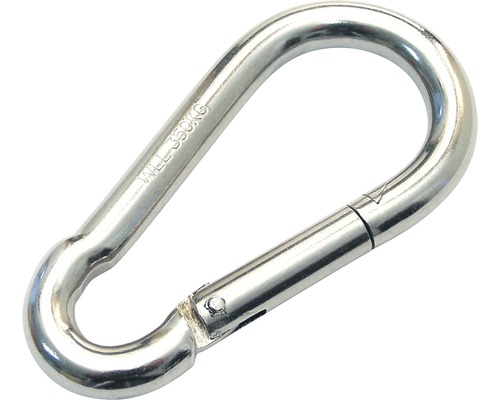 Pösamo Fire brigade carabiner 100x10 stainless steel A4
