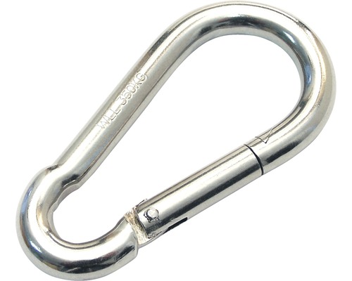 Pösamo Fire brigade carabiner 80x8 stainless steel A4