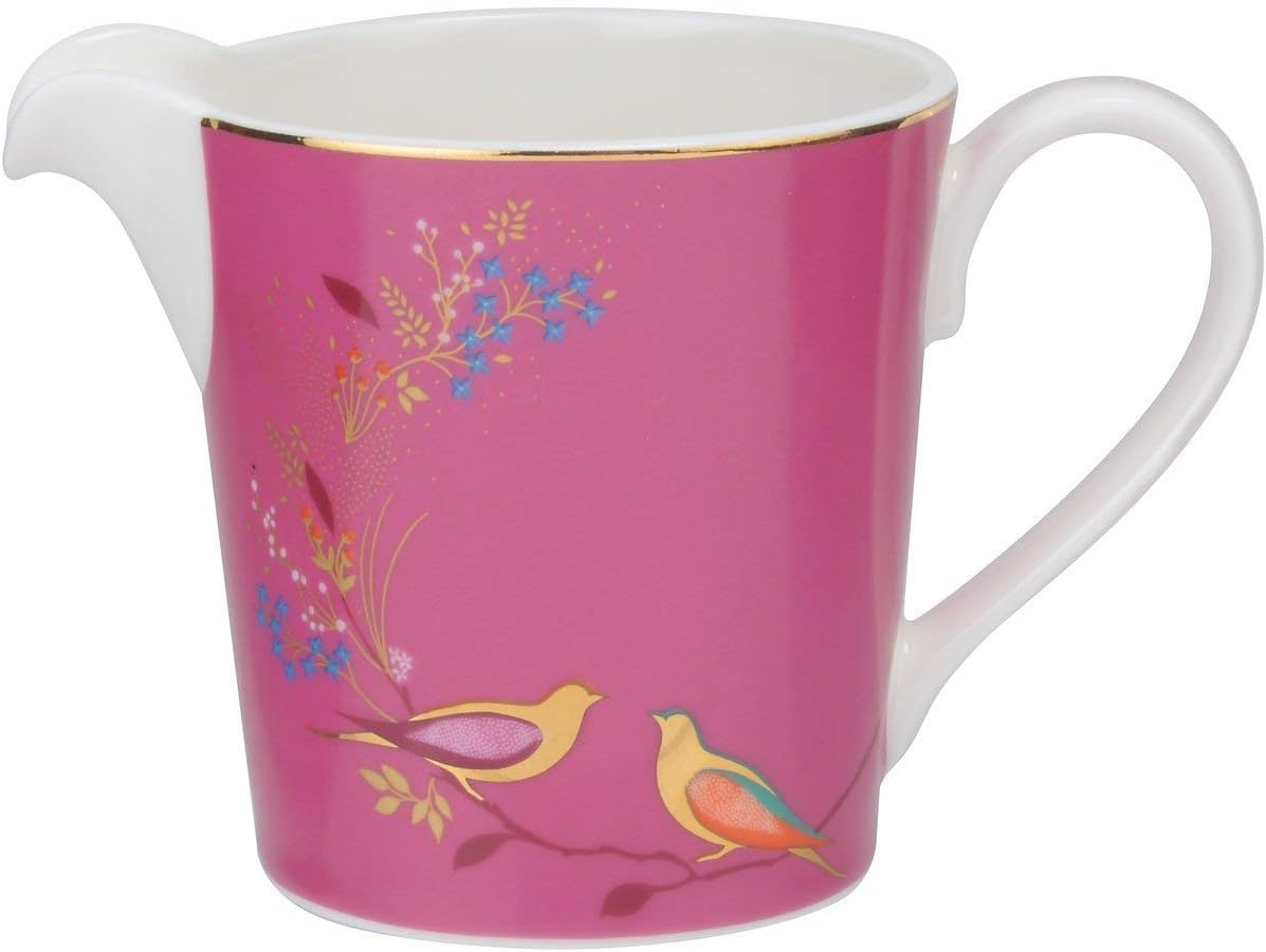 Sara Miller for Portmeirion Chelsea Cream Jug, Ceramic Pink, 165 x 125 x 95 cm