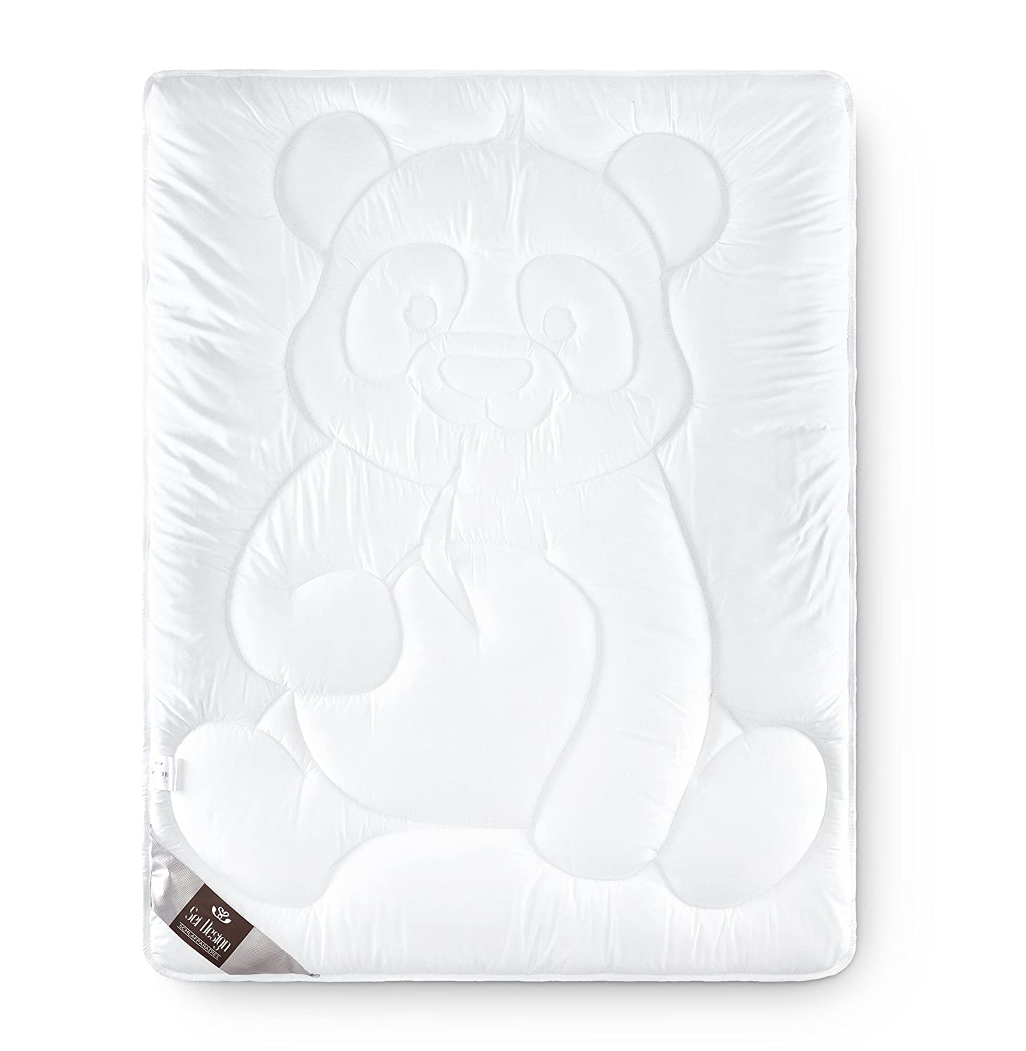 Quality Duvet 100 x 135 Panda Winter Warm by SEI Design with Weichstem Microfibre Cover – Super Soft, Breathable and sturdy. High Quality Siliconised Hollow Fibre Filling, Very Soft and Smooth. Recommended for Allergy Sufferers. 100X135