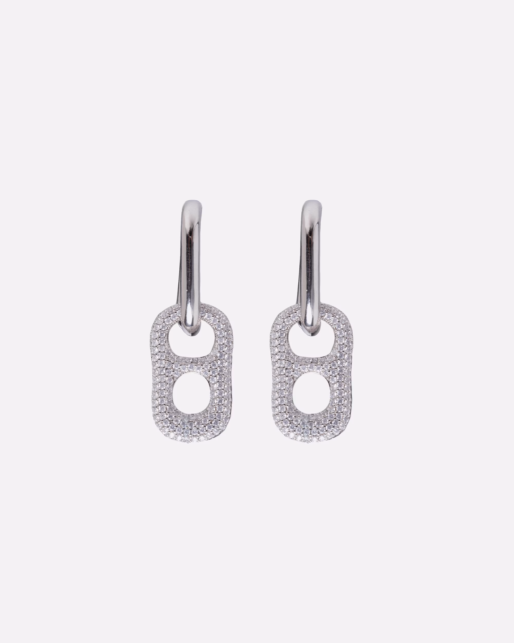 Filippa Firenze earring pendant earrings Dolce far Niente with sparkling rhinestones