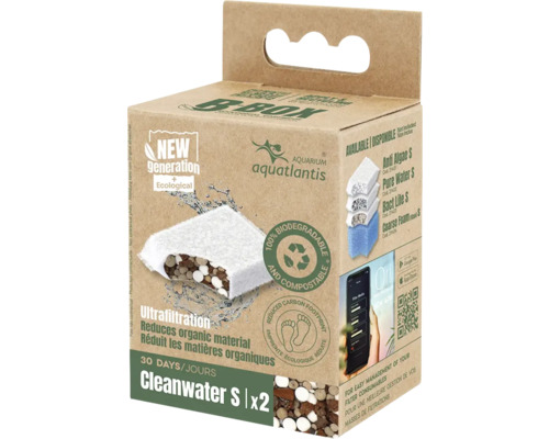 Filter material Aquatlantis B-Box Cleanwater S for Bio Box internal filters reduces phosphate, ammonium/ammonia, nitrate and nitrite