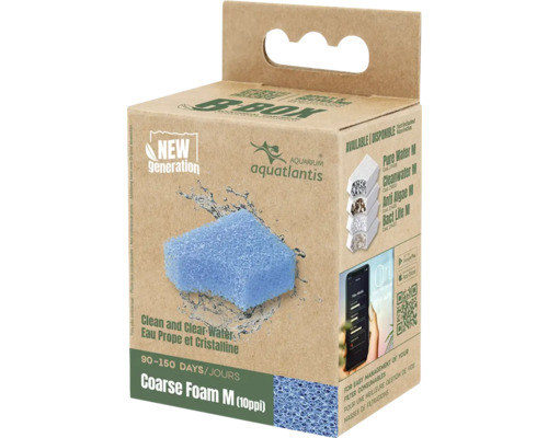 Filter material Aquatlantis B-Box filter sponge coarse M for Bio Box internal filter also prefilter