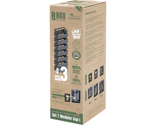 Filter material Aquatlantis Modular Cup L for B-Box 7 pcs for Bio Box internal filter filter insert
