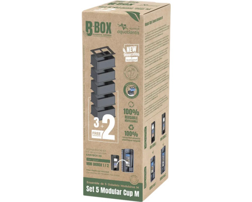 Filter material Aquatlantis Modular Cup M for B-Box 5 pcs for Bio Box internal filter filter insert