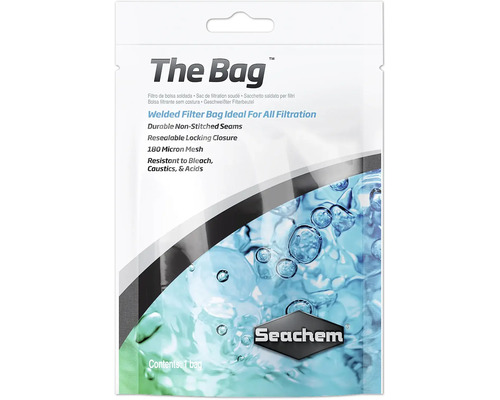 Seachem The Bag filter media bag, approx. 13 x 25 cm, for approx. 0.7 L, mesh size approx. 0.7 mm