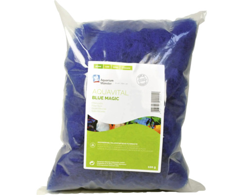 Filter medium Aquarium Münster Aquavital Blue Magic filter cotton 100 g