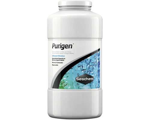 Seachem Purigen filter medium ensures crystal-clear water, synthetic adsorbent 100 ml