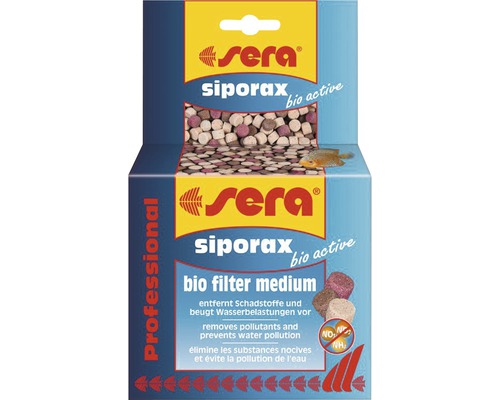 Filter medium sera Siporax Bio Active Professional 210 g