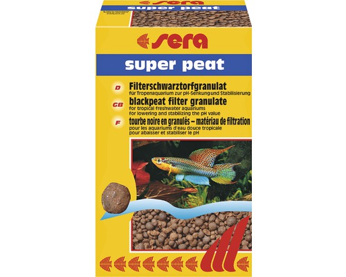 filter medium sera super peat 500 g, peat granules lower and stabilize the pH value
