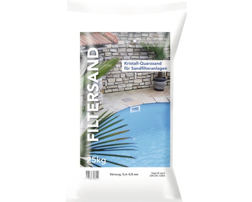 Hornbach Filter sand 0.4-0.8 mm pH neutral cleaned and dried