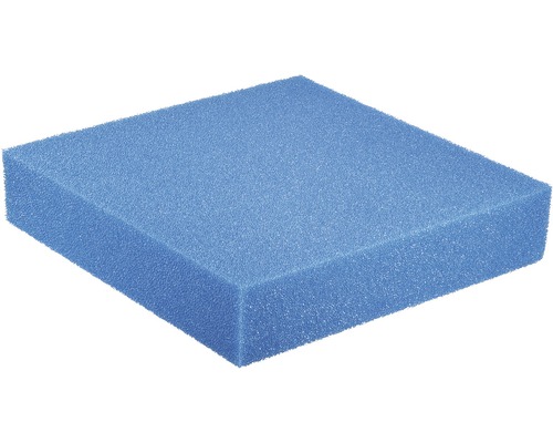 Filter foam mat PAPILLON fine PPI 30 50x50x10 cm blue