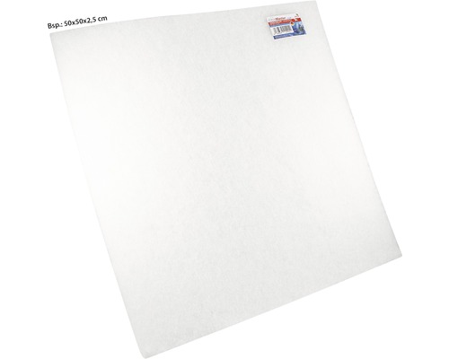 Filter fleece PAPILLON 100x100x2.5 cm white