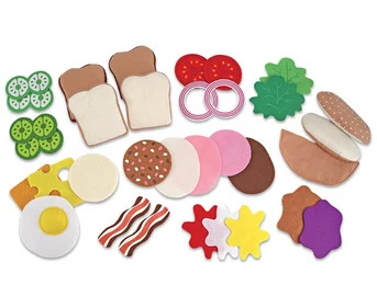 Felt Sandwich Set, 33 pieces