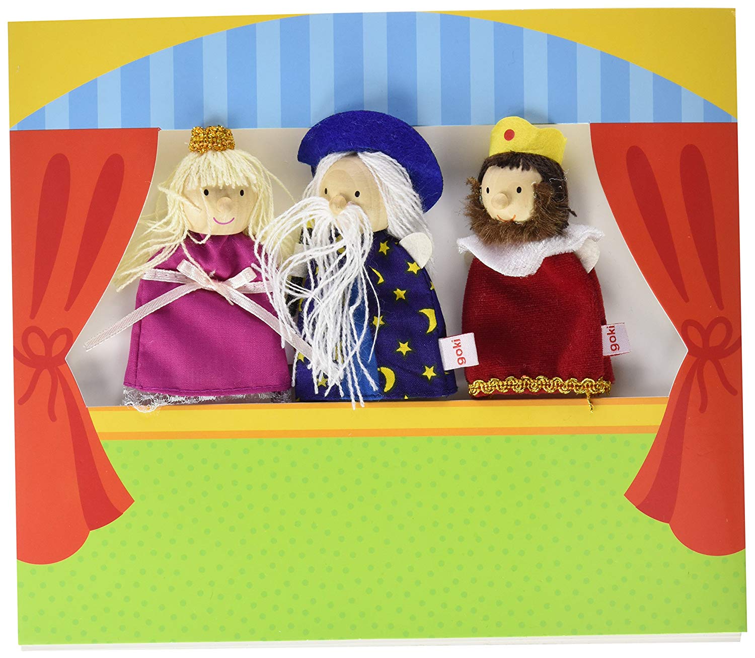 Goki Finger Puppets Set Kasper Theatre Ii