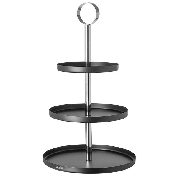 Fink cake stand Bilbao black (3 levels)