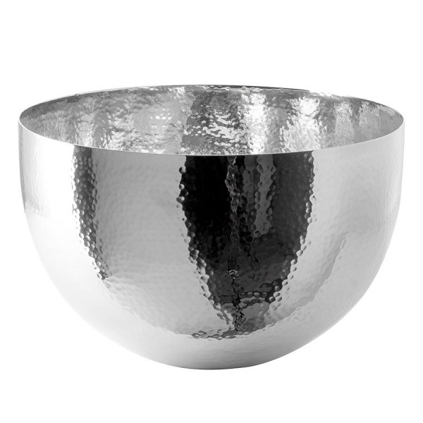 Fink bowl Mirta hammered silver (21cm)