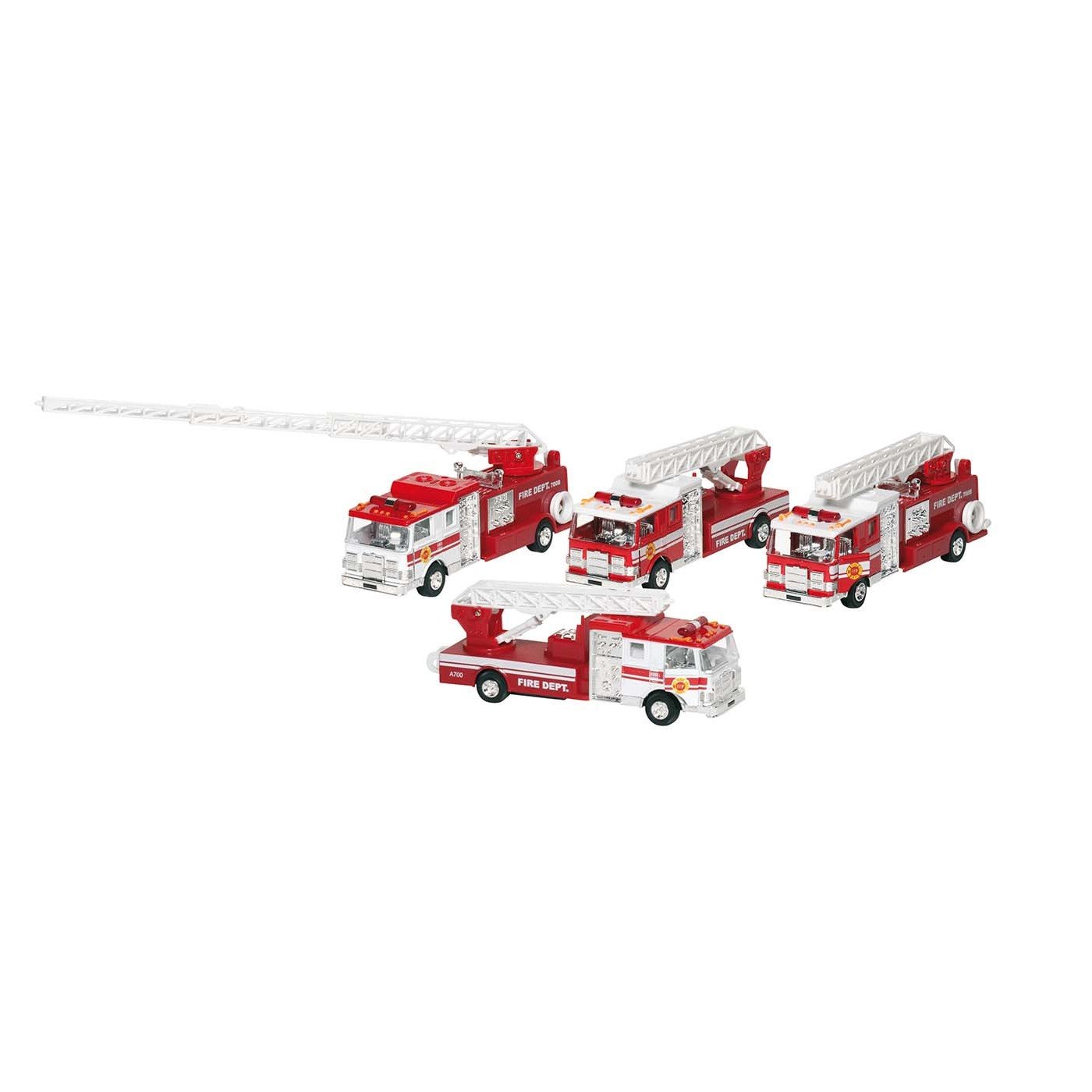 Goki Fire Engine With Light And Sound, Die-Cast