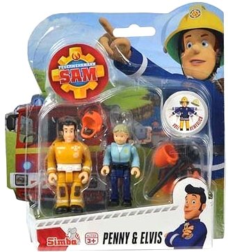 Simba Fireman Sam – Characters Set Ii – Penny & Elvis
