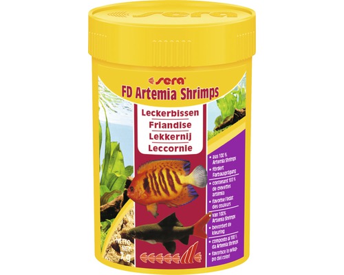 Fish food sera FD Artemia shrimps 100 ml