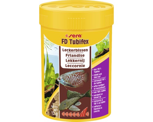 Fish food sera FD Tubifex cubes 100 ml