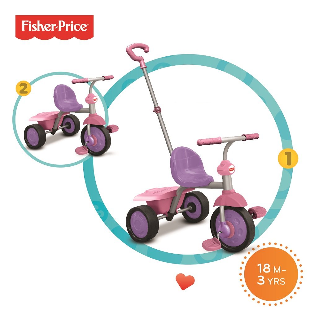 Fisher Price 335 0233 – Three Wheels Glee – Pink