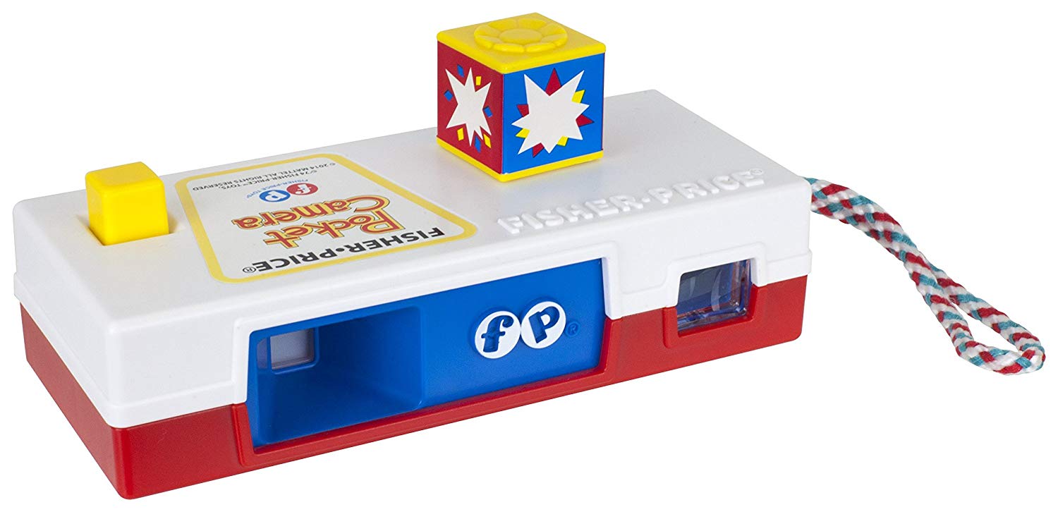 Fisher Price 34766 Classic Pocket Camera Red And White And Blue