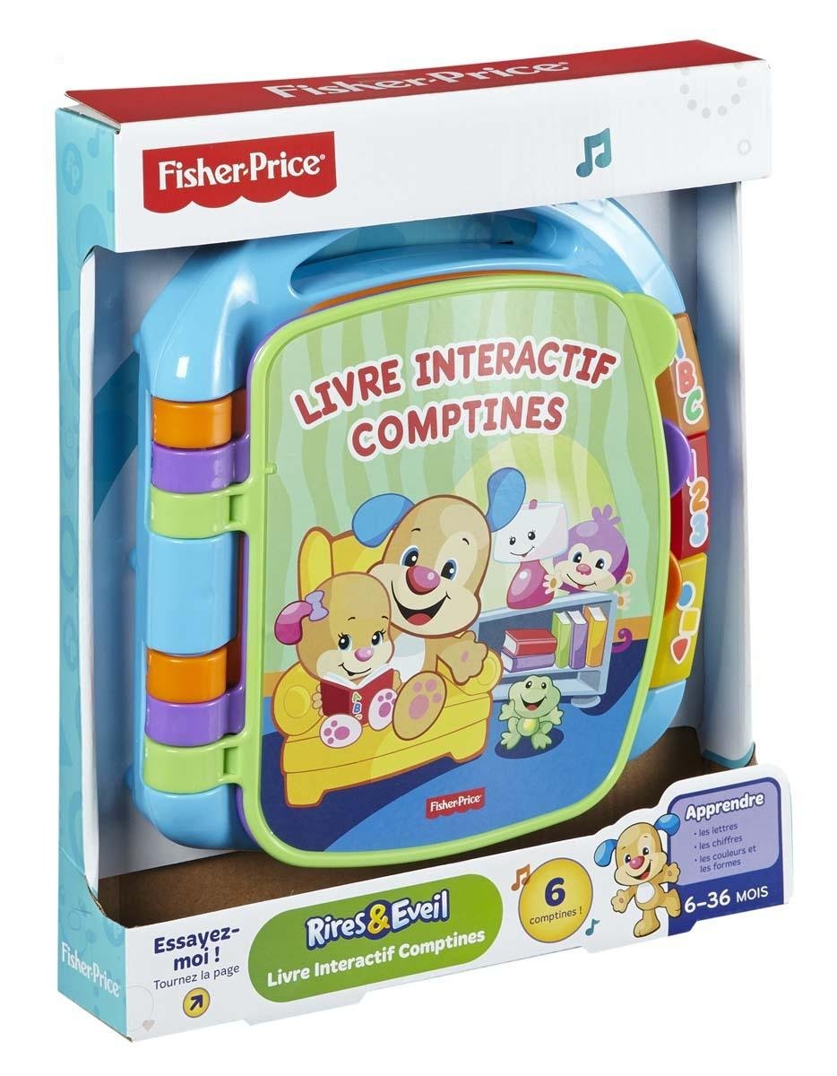 Fisher Price Fisher-Price Cdh39 Interactive Book, Rhyming Calculation Math Educational B
