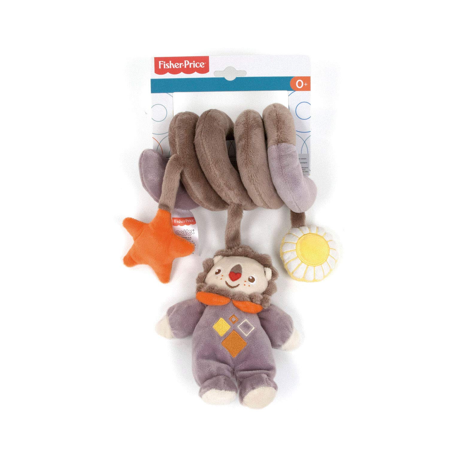 Fisher Price Elephant Plush Spiral 32 Cm  Lion Orange