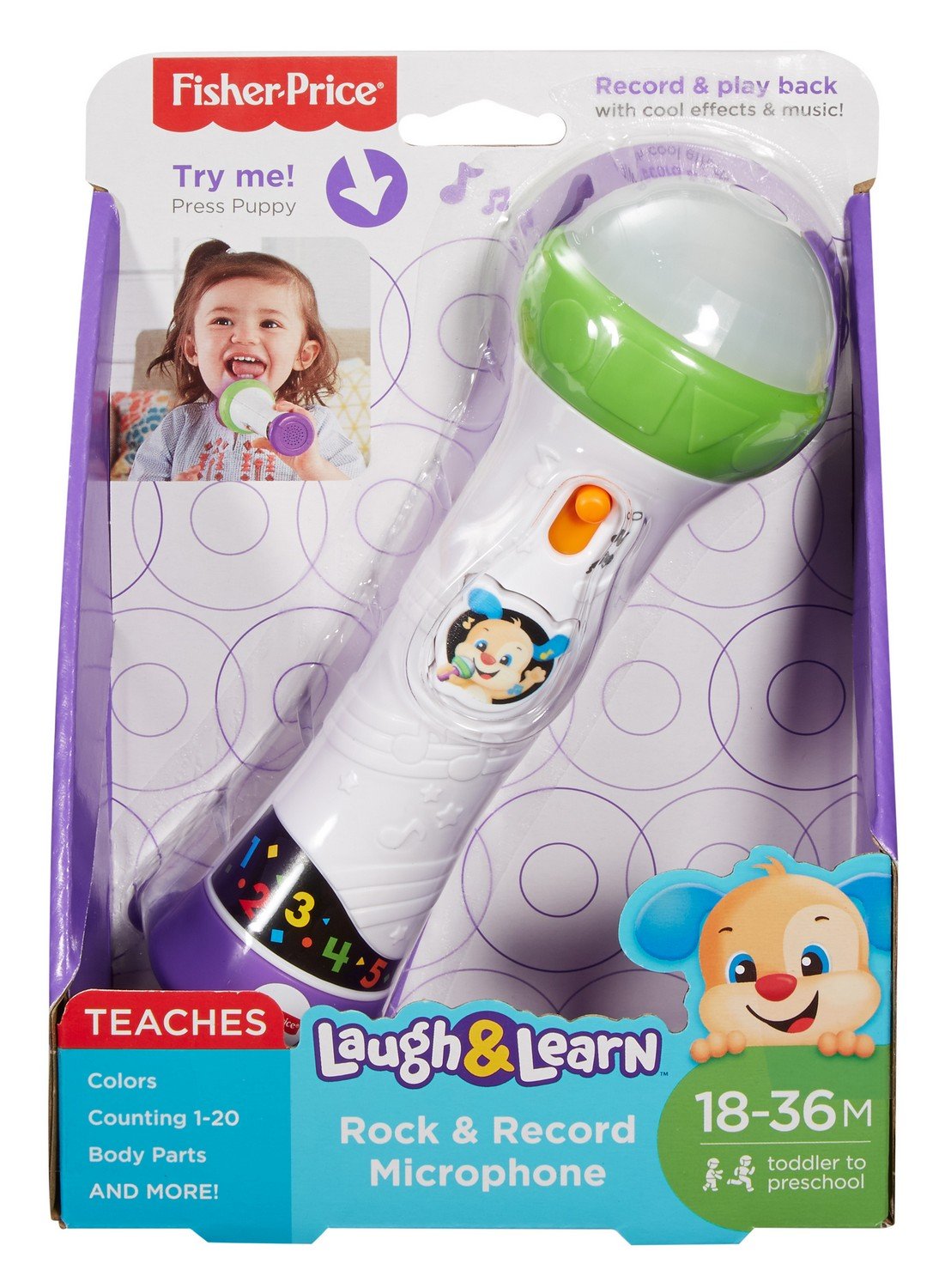 Fisher Price Fisher-Price Fbp31 Microphone, Instrument De Musique – Le Micro De Puppy (F