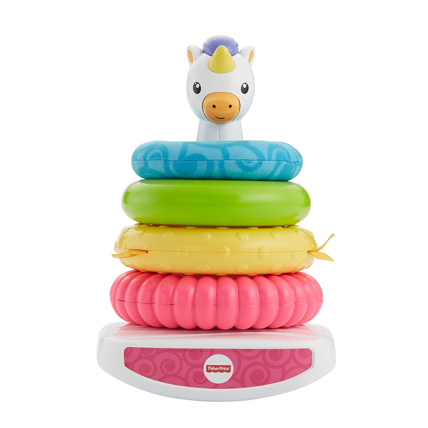 Fisher Price Fisher-Price Fisher-Price Gdr82 Unicorn Colour Ring Pyramid