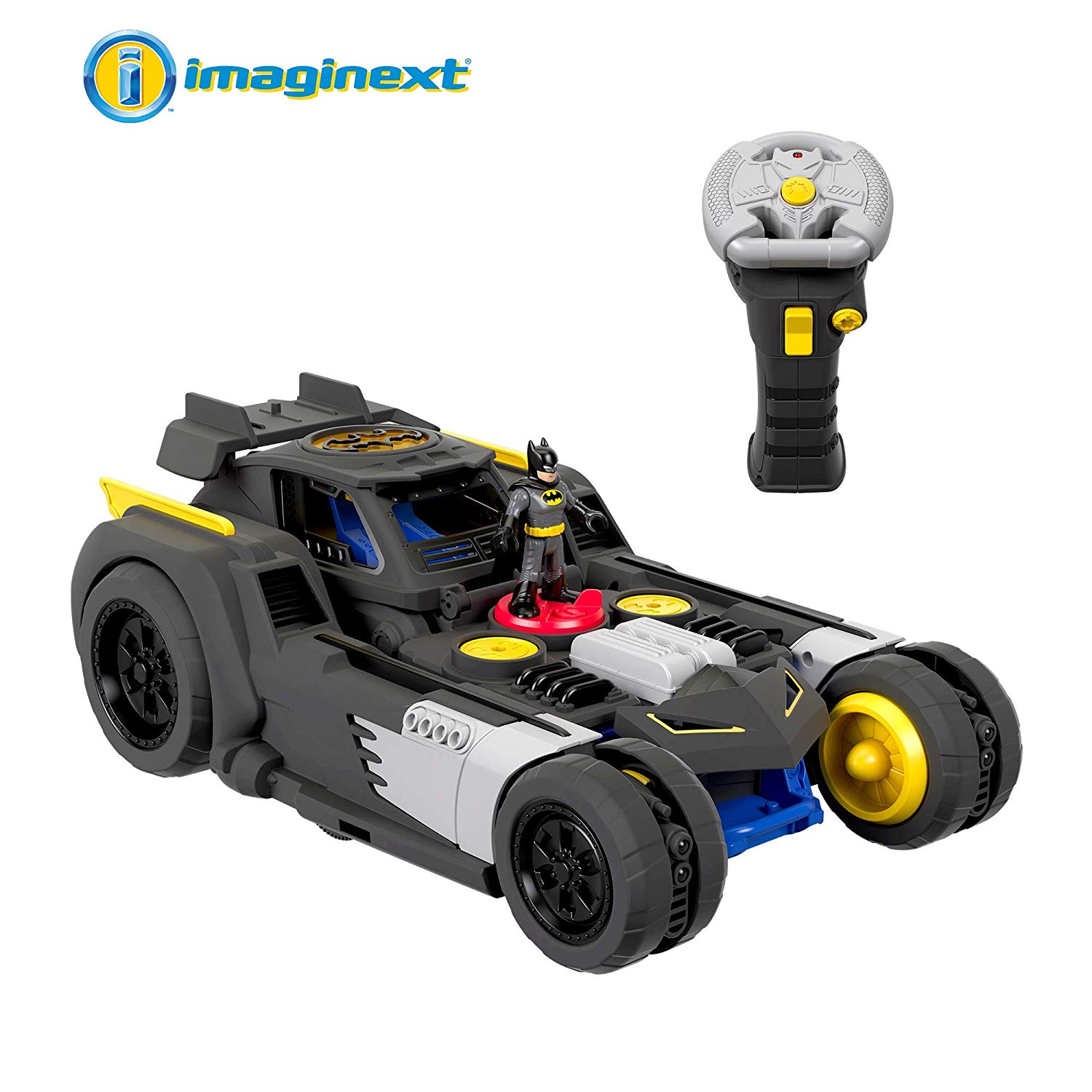 Fisher Price Fisher-Price Gbk77 Imaginext Dc Super Friends Transforming Batmobile R/C Ve