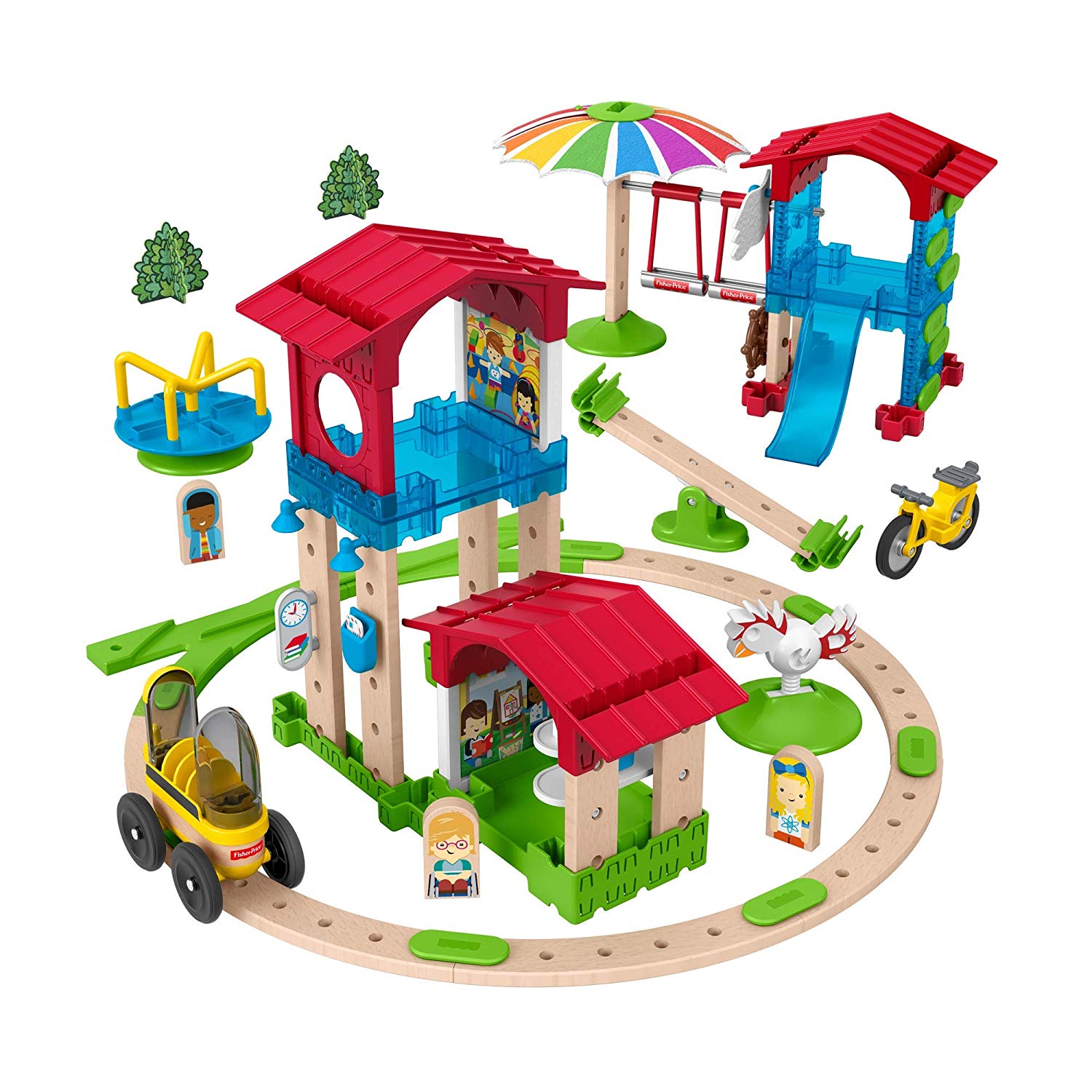 Fisher Price Fisher-Price Ggv82 - Wonderful Worker School With Playground