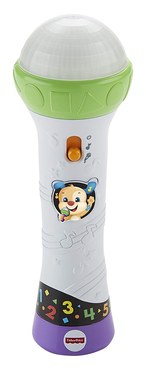 Fisher Price Fisher-Price Microphone Sings and Learns Toy Babies, Portuguese Version