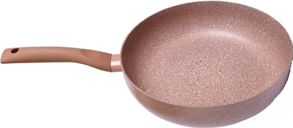Fissman Latte deep frying pan, 24 x 6 cm, aluminum, ecru