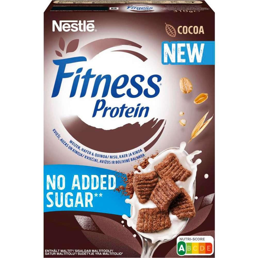 Nestlé Fitness cereals, cocoa protein