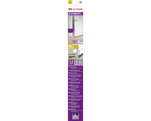 fix-o-moll automatic door seal self-adhesive white 1 m