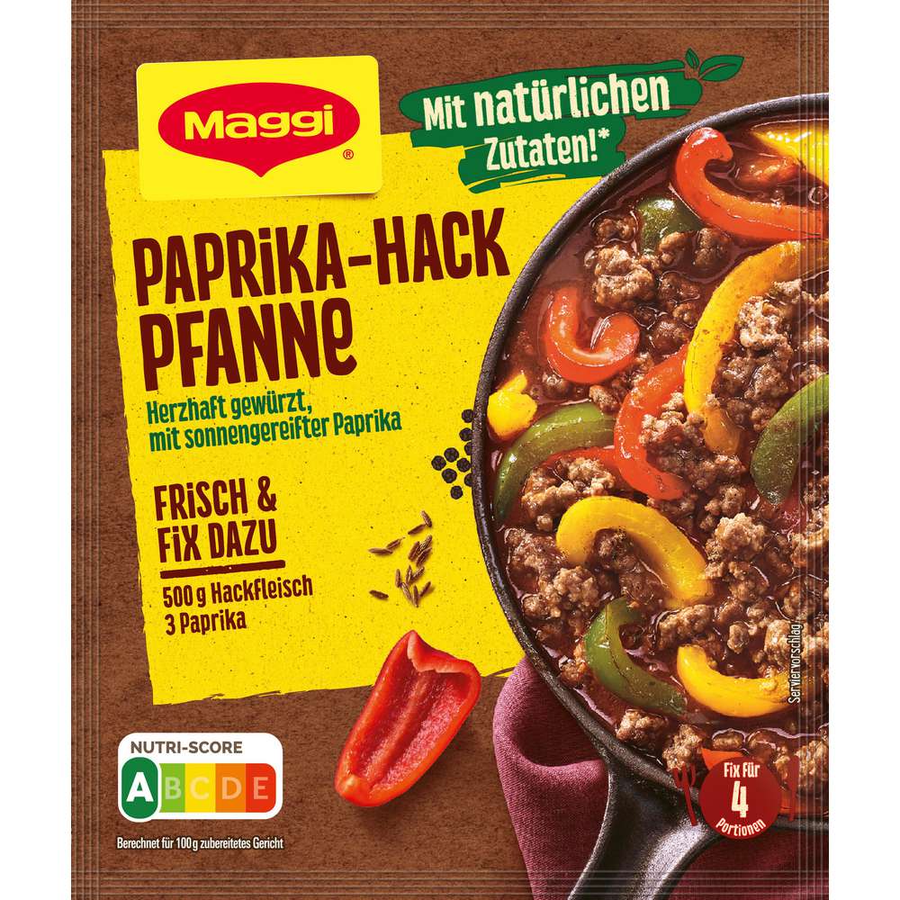 Maggi Fix, Paprika Mince Pan
