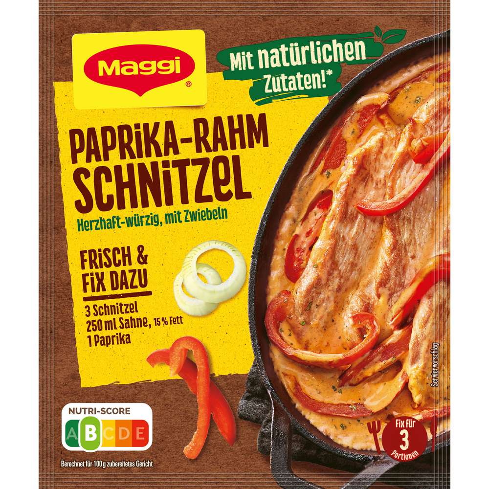 Maggi Fix, Paprika Cream Schnitzel
