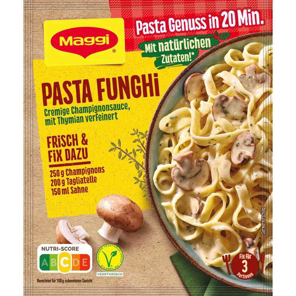 Maggi Fix, Pasta Mushrooms
