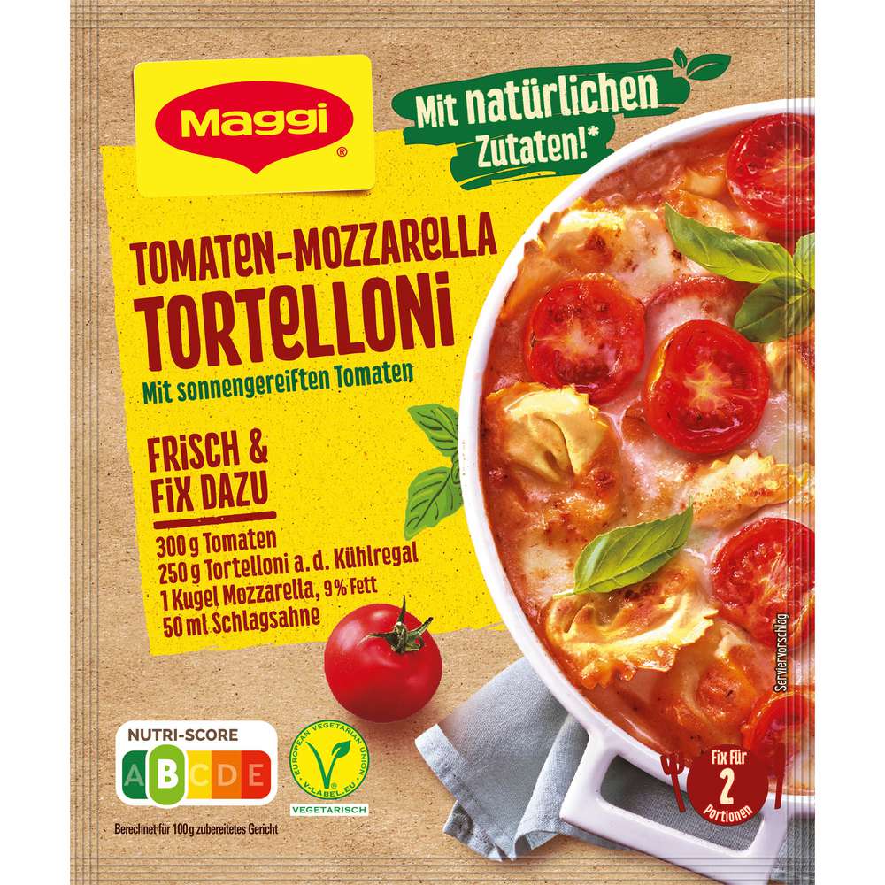 Maggi Fix, tomato mozzarella tortellini