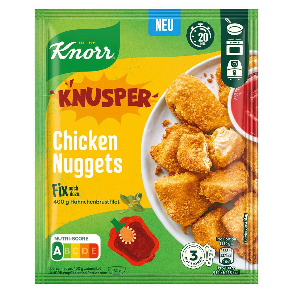 Knorr Fix-Würzmischung, Chicken Nuggets