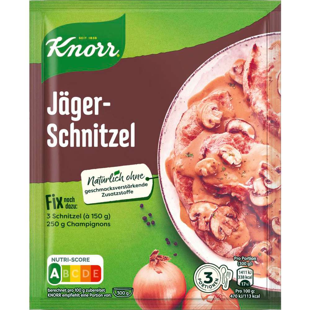 Knorr Fix Würzmischung Jäger-Schnitzel