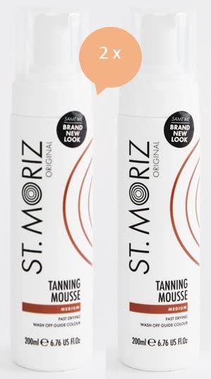 St. Moriz Self-Tanning Mousse Medium 2 x 200 ml