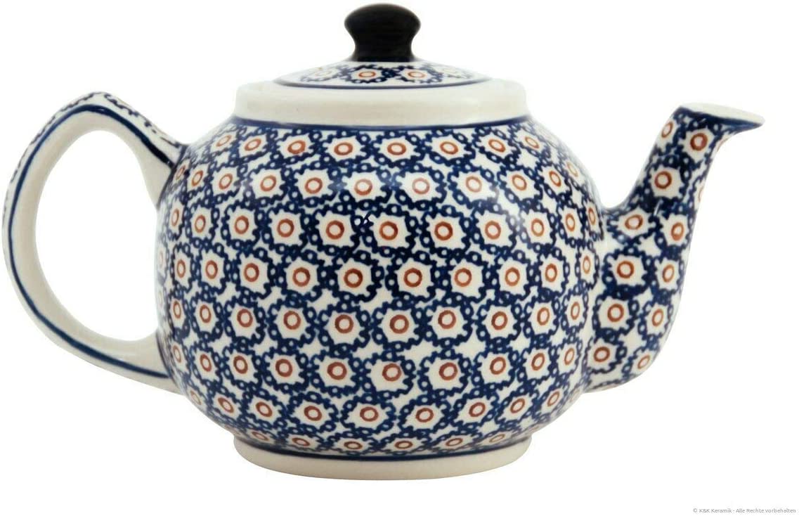 Unbekannt Bunzlauer Keramik Ceramic Teapot 1 Litre Retro Design 4