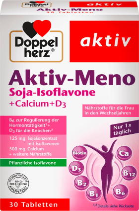 Doppelherz Active Meno Soy Isoflavones + Calcium + Vitamin D3 tablets 30 pcs., 51.3 g