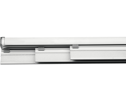 SoleVito Panel curtain rail Comfort complete set white 3-track 170 cm