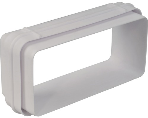 Flat duct connector Rotheigner white 111x54 mm