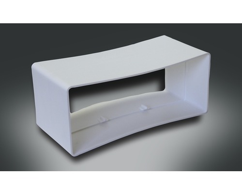 Flat duct connector Rotheigner white 220x90 mm